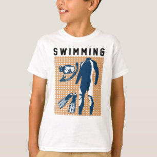 Zwemkleding en -brillen t-shirt