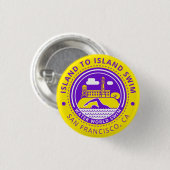 zwemknop eiland-eiland-eiland ronde button 3,2 cm (Voorkant /achterkant)