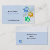 Zwemkrachtmachines Visitekaartje (Voorkant / Achterkant)