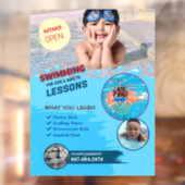 Zwemlessen Vensterklemming Raamsticker (Vel 2)