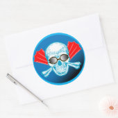 Zwemleven rond Sticker (Envelop)