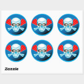 Zwemleven rond Sticker (Vel)