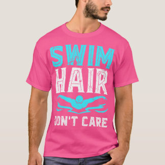 Zwemliefhebber Zwemhaar T-shirt
