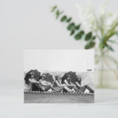 Zwemmeisjes in Lansburg: 1922 Briefkaart (Staand voorkant)