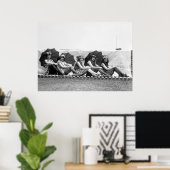 Zwemmeisjes Lansburg: 1922 Poster (Thuiskantoor)