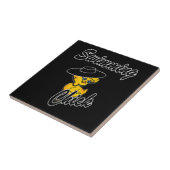 Zwemmels #4 tegeltje (Zijkant)