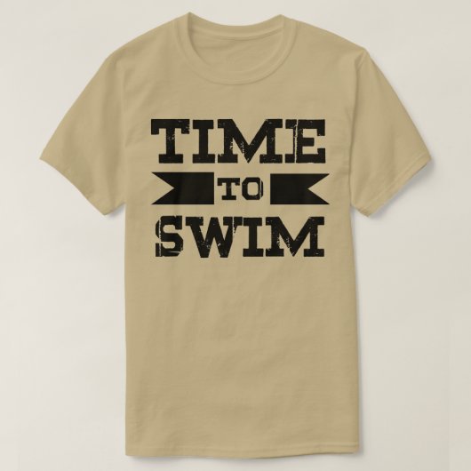 Zwemmen 1 t-shirt (Design voorkant)