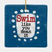 Zwemmen alsof je het Ornament bedoelt (Achterkant)