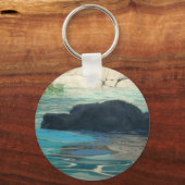 Zwemmen Beer Sleutelhanger (Voorkant)