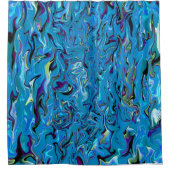 Zwemmen.... Douchegordijn (Voorkant)