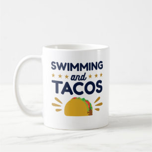 Zwemmen en Tacos Zwemmer Taco Liefhebber Koffiemok