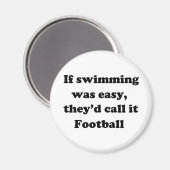 Zwemmen Football Magneet (Voorkant / Achterkant)