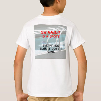 Zwemmen - geen spel Kinder T-Shirt