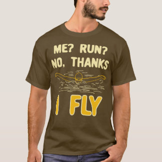 Zwemmen Ik vlieg 2 T-shirt
