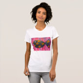  zwemmen in roze vis t-shirt (Voorkant volledig)