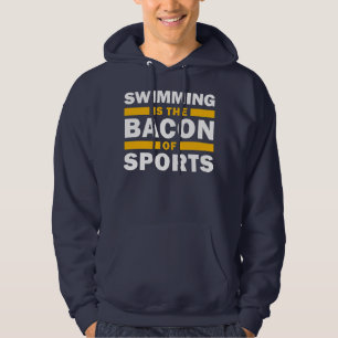 Zwemmen is de ruggengraat van sportzwembroed hoodie