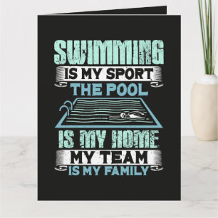 Zwemmen Is Mijn Sport Het Zwembad Is Mijn Thuis Kaart