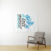 Zwemmen Jumping en Fun Quotes Design Wandkleed (In Situ (horizontaal))