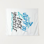 Zwemmen Jumping en Fun Quotes Design Wandkleed (Voorkant (horizontaal))