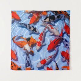 Zwemmen Koi Wall Art Tapestry Wandkleed
