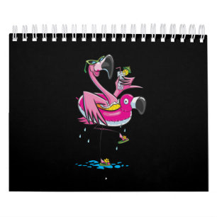 Zwemmen Lover  Flamingo gaat Swim Kalender