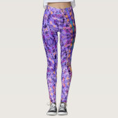 Zwemmen met Abstracte koraalLeggings Leggings (Voorkant)