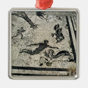 Zwemmen met de Dolfijnen, van het Frigidarium o Metalen Ornament