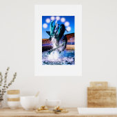 Zwemmen met dolfijnen poster (Keuken)