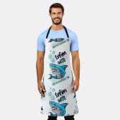 zwemmen met haaien schort (Gedragen)