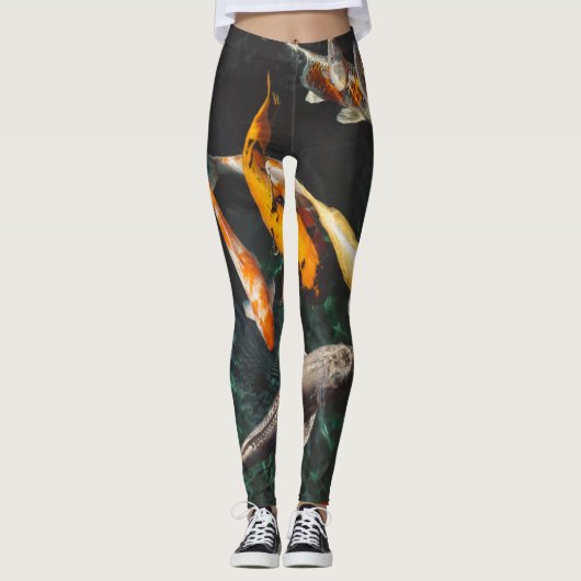zwemmen met koi leggings (Voorkant)