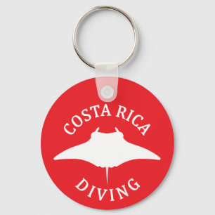 Zwemmen met Manta Ray - Costa Rica Duiken Sleutelhanger