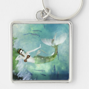 Zwemmen met zalmSleutelhanger Sleutelhanger