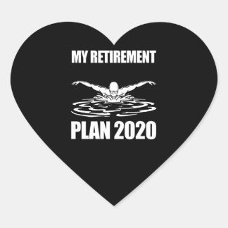 Zwemmen| Mijn Plant 2020 van de Plotseling Zwemmen Hart Sticker