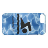 Zwemmen Ontwerpdraagtas voor telefoon Case-Mate iPhone Case (Achterkant (Horizontaal))