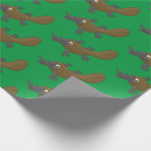 Zwemmen Platypus Cadeaupapier (Hoek)