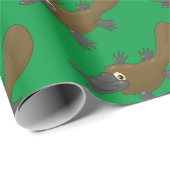 Zwemmen Platypus Cadeaupapier (Rol Hoek)