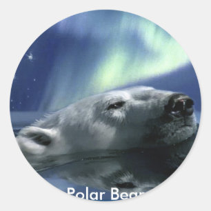 ZWEMMEN POLAR BEER Wildlife Support Stickers