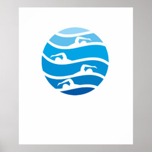 zwemmen poster