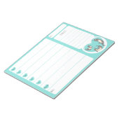 Zwemmen River Otter Weekplanner Notitieblok (Schuin)