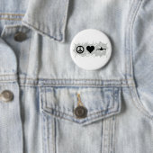 Zwemmen Ronde Button 5,7 Cm (In situ)
