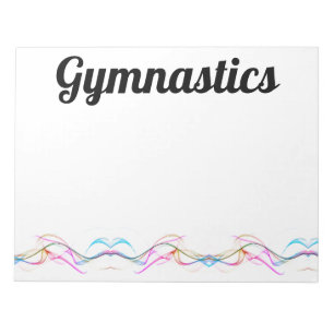Zwemmen van de Gymnastiek van de Kleur 40 Blocnote