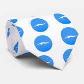 Zwemmen van logo op T-shirt Stropdas (Opgerold)