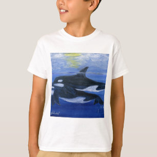 Zwemmen van orkaan t-shirt