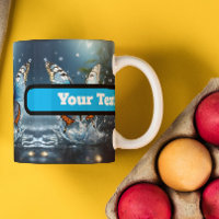 Zwemmen Vlinder Koffie Mok