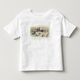 Zwemmen voor dames, 1844 (litho) kinder shirts
