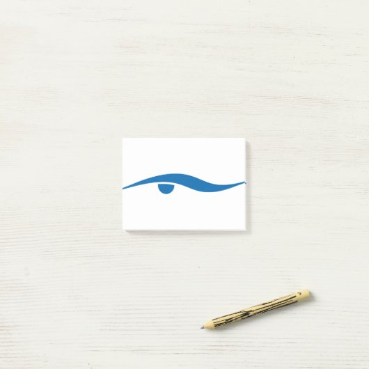 Zwemmen voor leven post-it® notes (Op bureau)