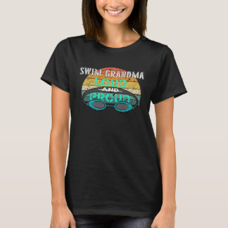 Zwemmen Zwem Oma Zwemmer Sport Bril T-shirt