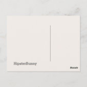 Zwemmen zwemmen op een hond briefkaart (Achterkant)