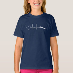 Zwemmen - Zwemmende Hartslag T-shirt