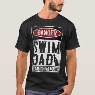 Zwemmen Zwemmer Gevaar Zwemmen T-shirt